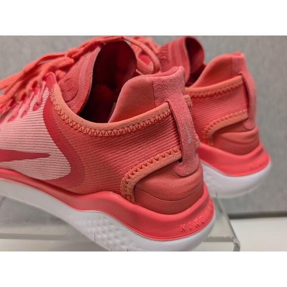 Womens Nike Free Sz 8 Coral Pink Athletic Running Sneakers Shoes Ah5208-800 - Picture 7 of 9